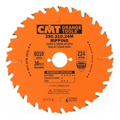 Диск пильный 210x30x2,8/1,8 20° 10° ATB Z=24 290.210.24M
