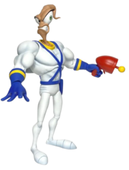 Фигурка Premium DNA Earthworm Jim and Snot Action Figure