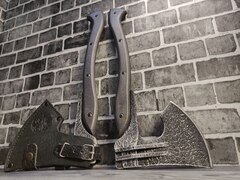 Топор Хай-тек + чехол из натуральной кожи