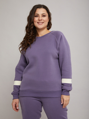 Толстовка Кофн-042Х/лиловый