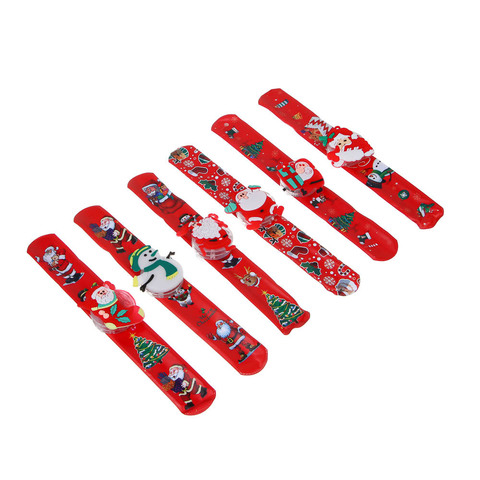 Новогодний браслет клик-клак с LED подсветкой СНОУ БУМ, 22 см Новогодний браслет клик-клак с LED подсветкой СНОУ БУМ, 22 см