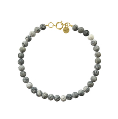 Колье Marble из бусин камня