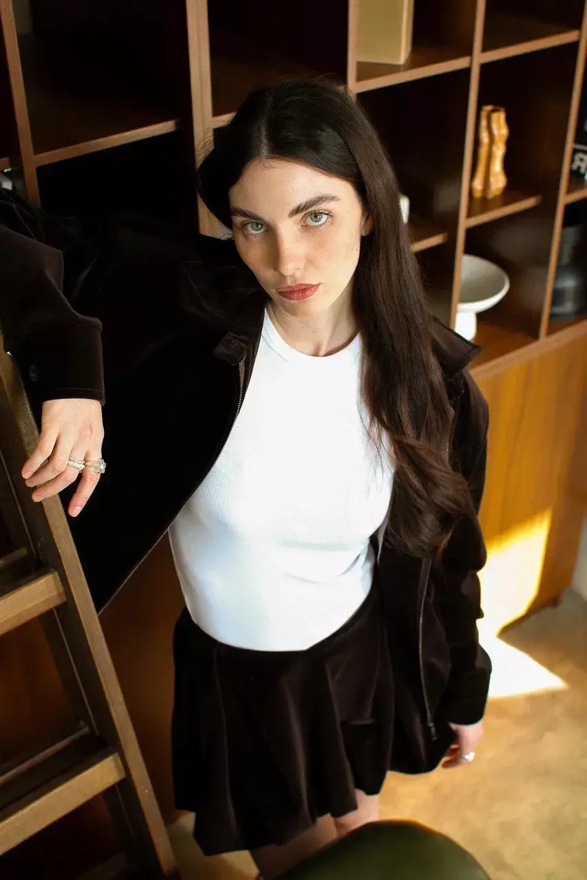 Жакет (бомбер) бархатный