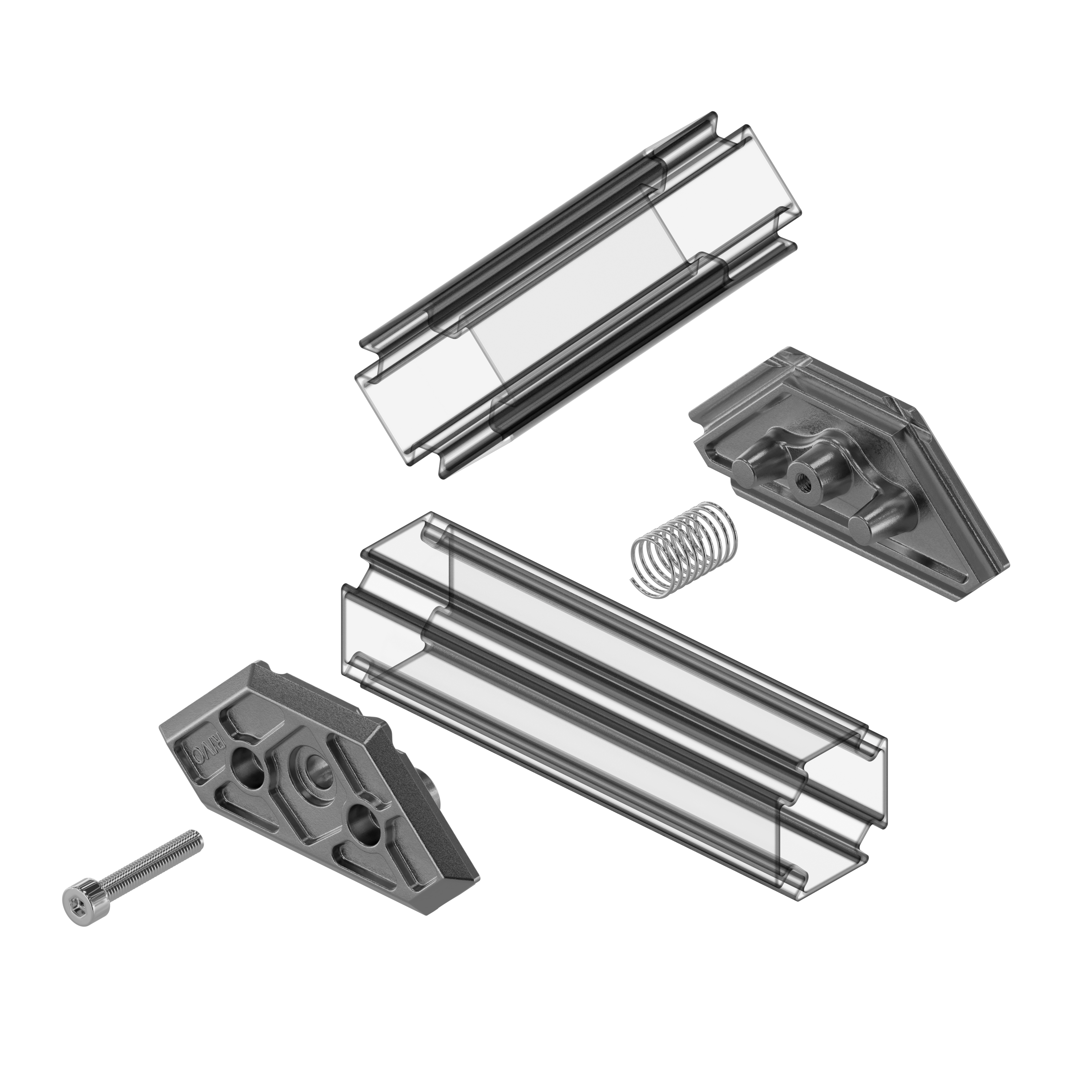 Угловой элемент 180°/90°/45° RIVO Fix
