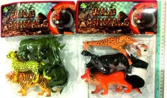 Набор Фигурок - Животные Африки - 2 вида по 4 фигурки