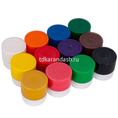 Краска гуашь 12 цветов 15мл 