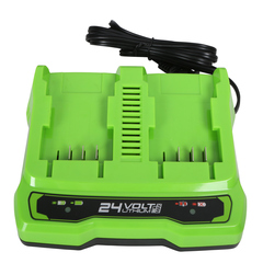 Зарядное устройство Greenworks 24V 2А G24X2UC2 на 2 аккумулятора
