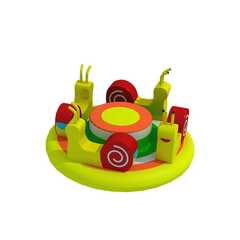 Детский аттракцион 4kids Карусель «Ползунчики» c электроприводом