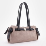 Сумка Саломея 2032 македония тауп + черный