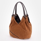 Сумка Саломея 101 эко-замша миндаль