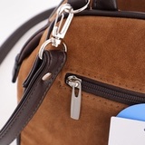 Сумка Саломея 479 эко-замша миндаль