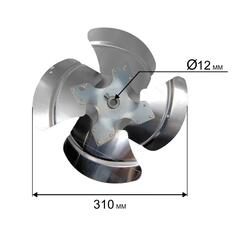 Крыльчатка QUATTRO ELEMENTI QE75/110D (915-267-059)