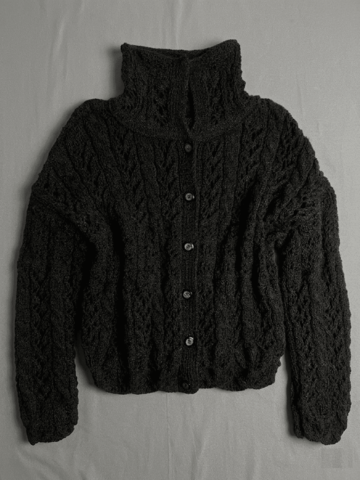 Кардиган вязаный, 50% альпака. Marceline