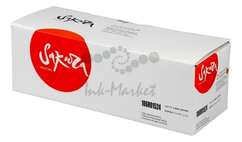 Картридж Sakura 106R01524 для XEROX, пурпурный, 12000 к.