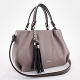 Сумка Саломея 607 наппа тауп + шоколад