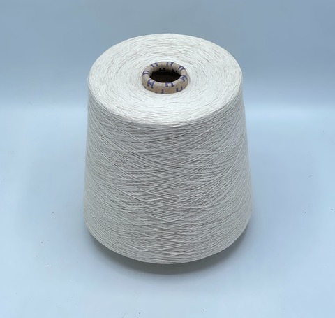 Бобинная пряжа,Cotton combed, 1693м. 100%Хлопок, Слоновая кость(461), 39337