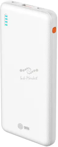 Мобильный аккумулятор Cactus CS-PBFSBA-10000_MAK 10000mAh 4.5A USB-A, 2xUSB-C белый