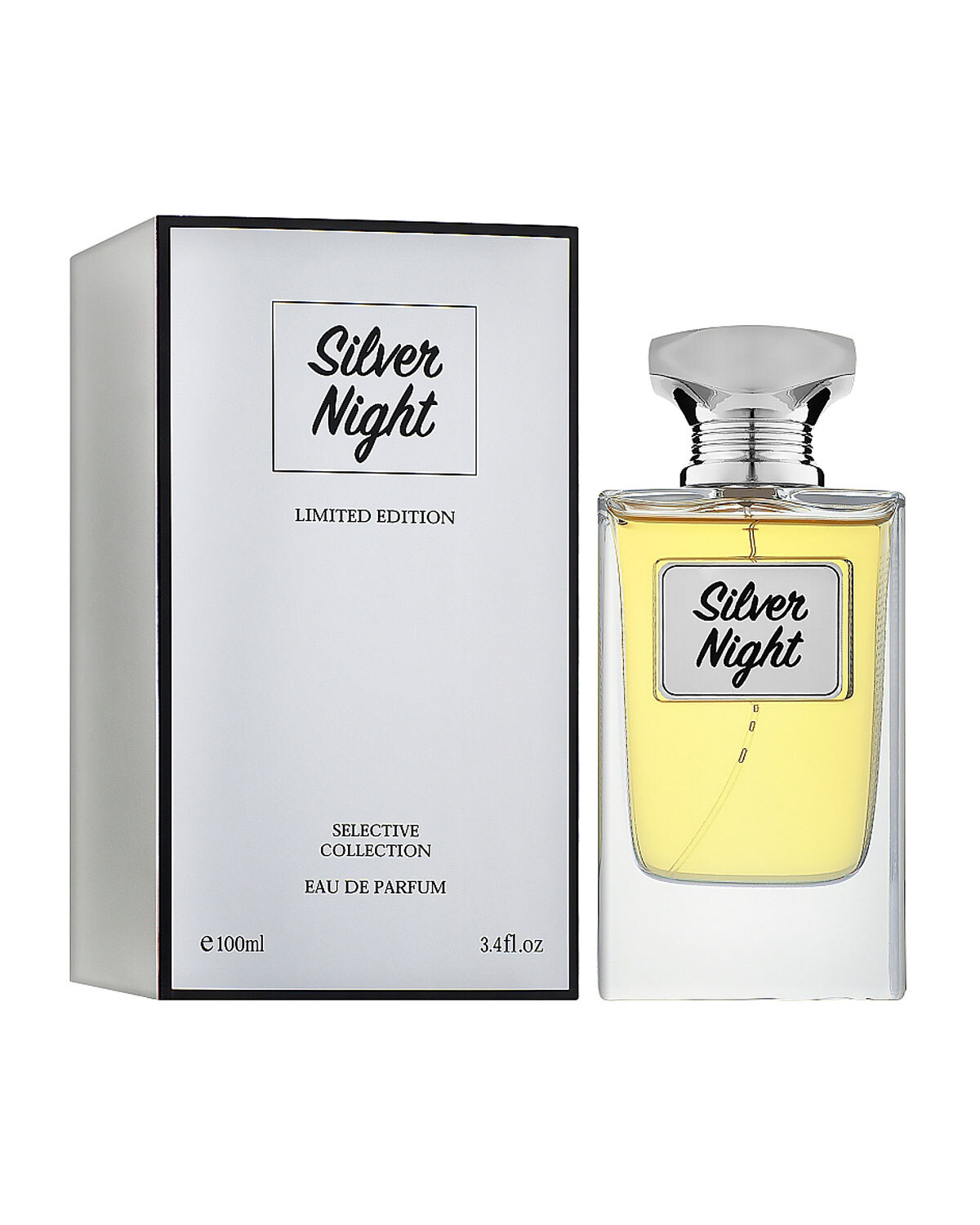 Silver night perfume top