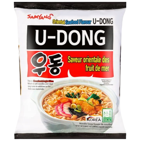 Лапша со вкусом морепродуктов Samyang U-dong, 120 гр