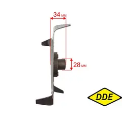 Нож для культиватора DDE V 380 II - 2s 