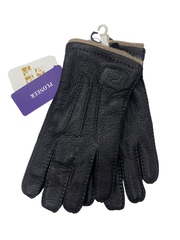 Перчатки. Мужские. Материал верха: Кожа оленя люкс качества. Подклад: Трикотаж-шерсть.В упаковке 5 шт.