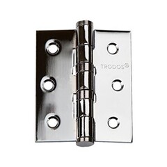 Петля накладная 75х62х2,5 б/к никель TRODOS