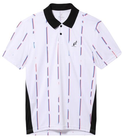 Теннисное поло Australian Ace Polo Shirt With Stripes - bianco