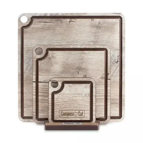 Набор подставок для горячего 3шт ComposeEat ProFashion дуб светлый