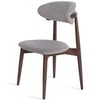 Стул Mod, коричневый с серой обивкой