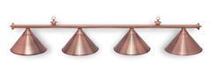 Светильник Fortuna Marseille Red Bronze 4 плафона