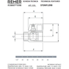 REMER 372MF12RB Кран шар mini 1/2" г/ш rr 372 mf rb шт