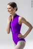 Zip leotard | violet