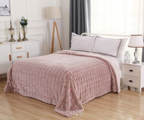 Плед 160х220 Sofi De MarkO Мадлен розовый