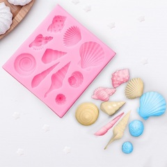 Молд силиконовый Ракушки 8х8 см