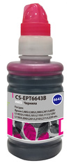 Чернила Cactus CS-EPT6643B T6643 Пурпурный / Magenta 100мл для Epson L100/L110/L120/L132/L200/L210/L222/L300/L312/L350/L355/L362/L366/L456/L550/L555/L566/L1300