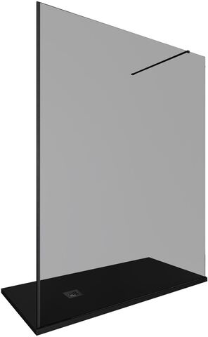Allen Brau Infinity 3.21034.BBA.T Душевая перегородка, цвет: чёрный