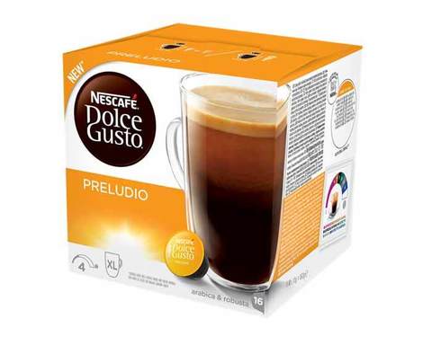 Кофе в капсулах Dolce Gusto Preludio, 16 капсул