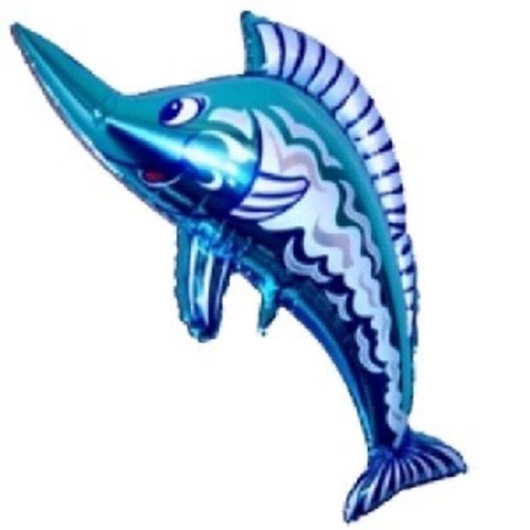 Шар фигура Рыба меч, 48 см