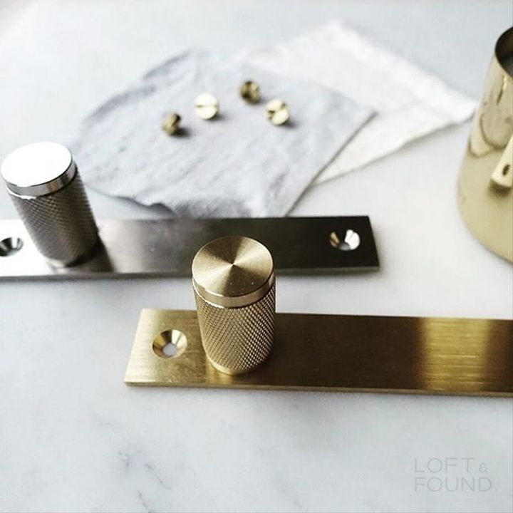 Ручка кнопка Furniture Knob / Plate / Brass Buster and Punch style