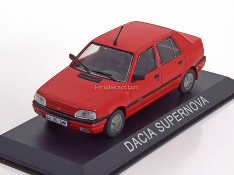 Dacia Supernova red 1:43 DeAgostini Masini de legenda #45