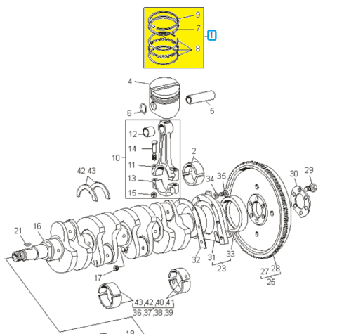 КОЛЬЦА ПОРШНЕВЫЕ STD CHANCE 1,3, SENS 75,0 ЗАЗ