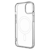 Силиконовый чехол Clear Case с магнитом (MagSafe) для iPhone 15 (Прозрачный)