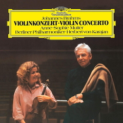 Anne-Sophie Mutter, Berliner Philharmoniker, Herbert von Karajan / Johannes Brahms: Violinkonzert - Violin Concerto (LP)