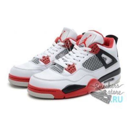 Air Jordan 4 IV Retro (White/Varsity Red/Black)