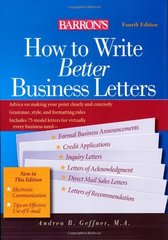 How to Write Better Business Letter 4e