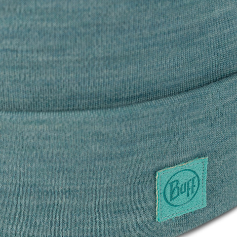 Картинка шапка-бини Buff Hat Wool Heavyweight Solid Pool - 4