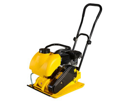 Виброплита бензиновая Huter VP-35W - [92 кг / 25 кН / ДВС Huter] с баком для воды