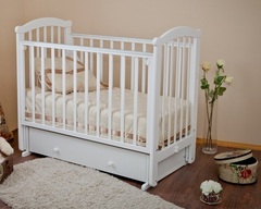 С 625 Кровать детская "Ирина" М попер (белый)