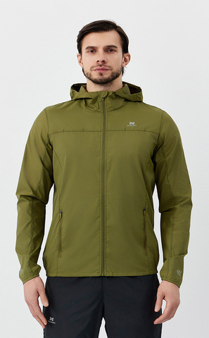 Ветро и водозащитная куртка с капюшоном Nordski Rain Olive мужская