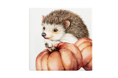 Подставка под кружку 11см Anna Lafarg Autumn forest Еж